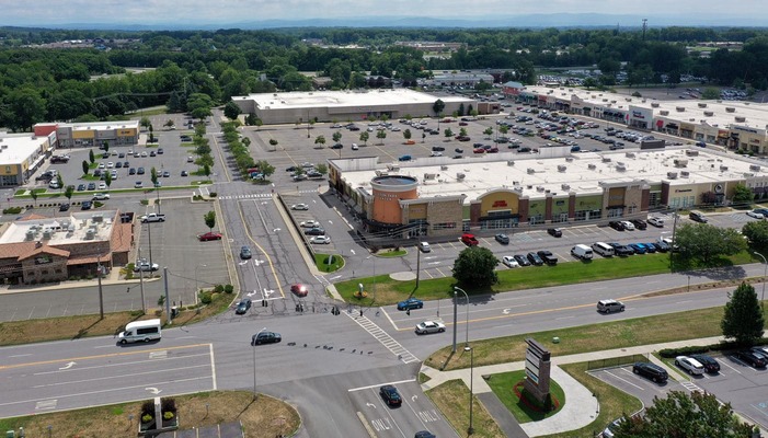 Clifton Park Center drone shot