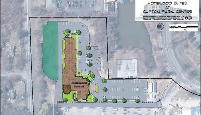 Clifton Park Center map