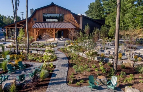 Druthers outdoor seating area