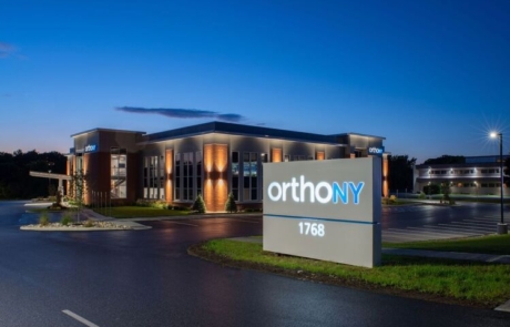 OrthoNY exterior night